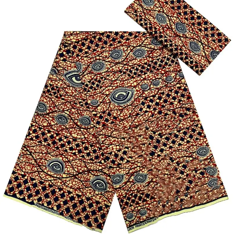Veritable Soft Dutch Dye Block Fabric For Sewing 100%Real Original Wax Ankara Wax African Prints Cotton Fabric For Dress VL 622-
Veritable Soft Dutch Dye Block Fabric For Sewing 100%Real Original Wax Ankara Wax African Prints Cotton Fabric For Dress VL 622-