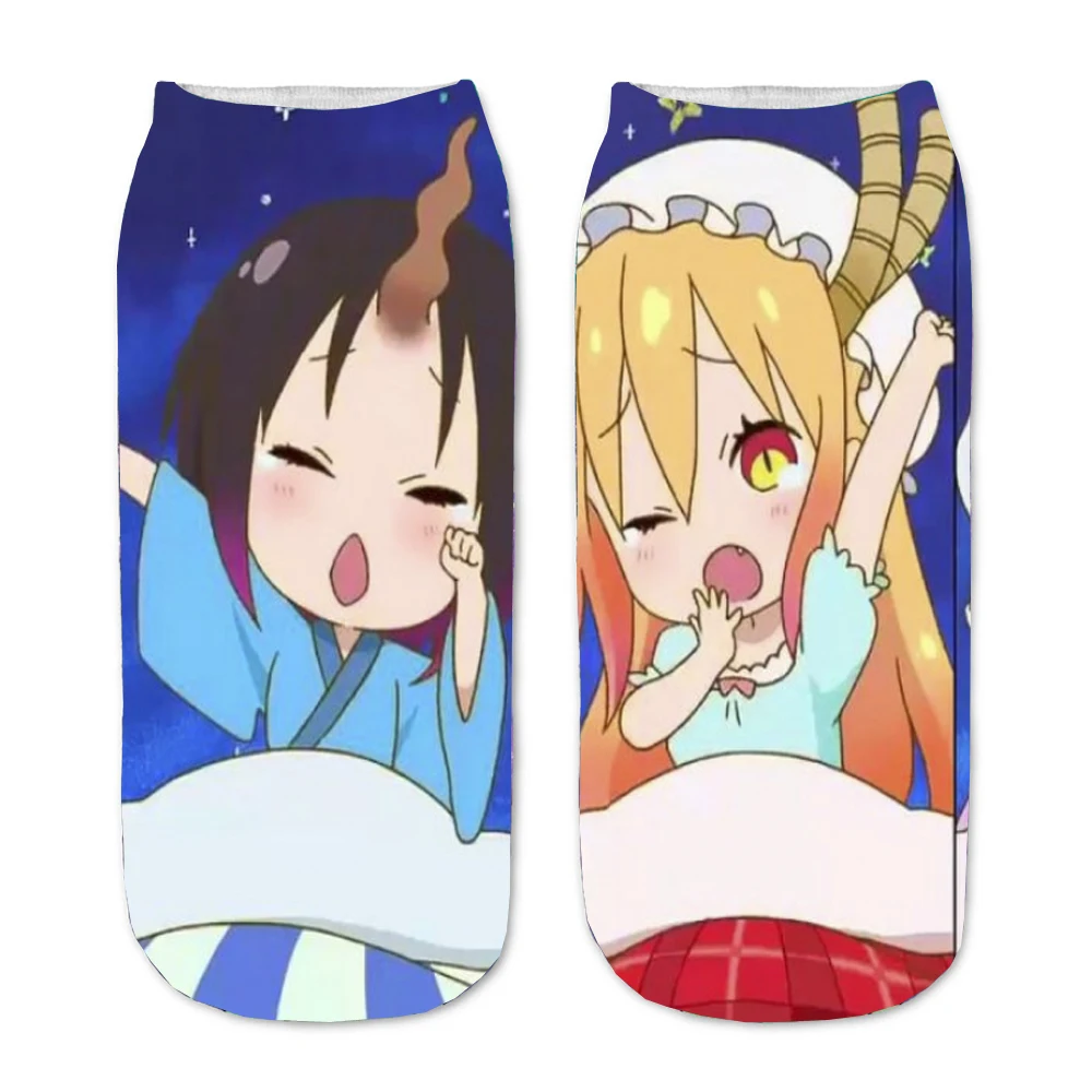 Cartoon Print Adult Socks Unisex socks Teenager Hip Hop Casual Socks For Anime Miss Kobayashi's Dragon Maid Cartoon Cute Socks
Cartoon Print Adult Socks Unisex socks Teenager Hip Hop Casual Socks For Anime Miss Kobayashi's Dragon Maid Cartoon Cute Socks