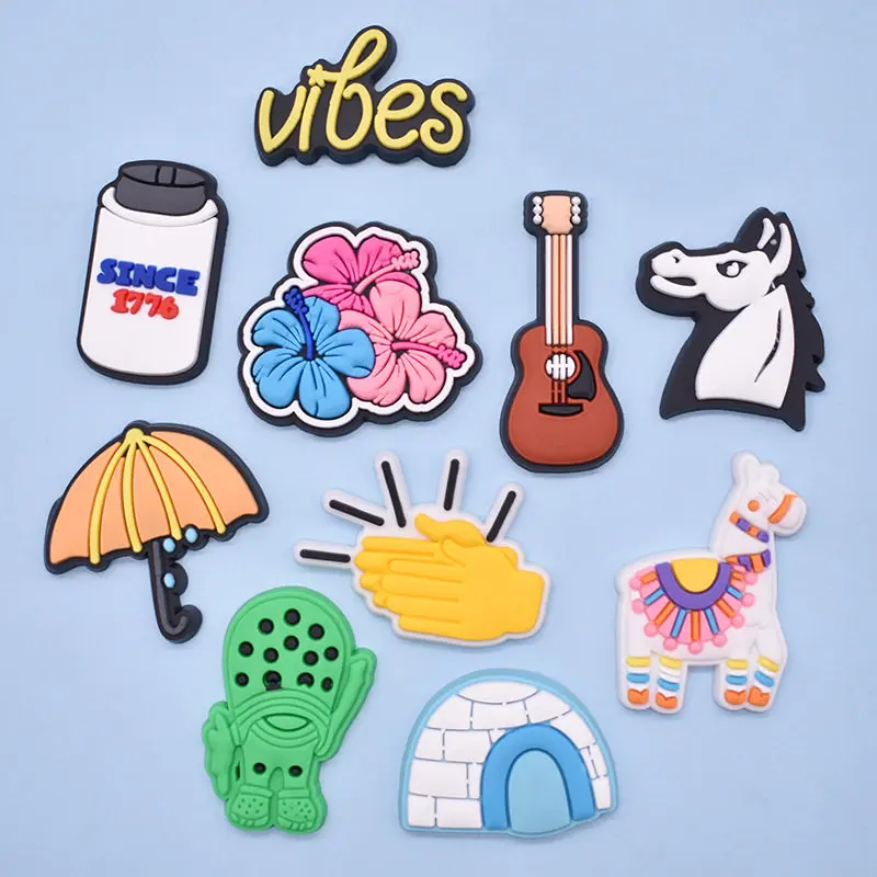1pcs Vibes Horse Croc Charms PVC Shoe Charms Shoe Accessories Shoe Decoration for Croc JIBZ Wristbands Kids Party Xmas Hot Sale
1pcs Vibes Horse Croc Charms PVC Shoe Charms Shoe Accessories Shoe Decoration for Croc JIBZ Wristbands Kids Party Xmas Hot Sale