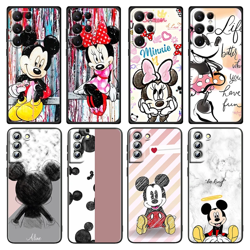 Disney Art Minnie Mickey Phone Case For Samsung Galaxy S22 S21 S20 Ultra Plus Pro S10 S9 S8 S7 4G 5G Silicone Soft Black Cover
Disney Art Minnie Mickey Phone Case For Samsung Galaxy S22 S21 S20 Ultra Plus Pro S10 S9 S8 S7 4G 5G Silicone Soft Black Cover