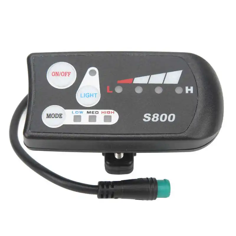 Electric Bicycle Bike Display Scooter S800 LED Display Meter with Waterproof Connector 36V 48V Universal Electric Display Meter
Electric Bicycle Bike Display Scooter S800 LED Display Meter with Waterproof Connector 36V 48V Universal Electric Display Meter