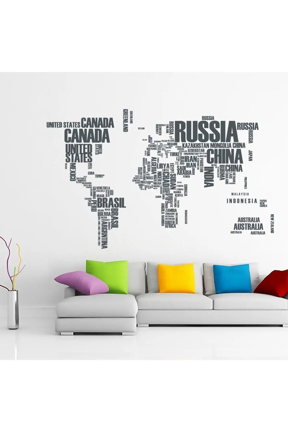 2021 New Fashion Hot Sale World Map Country Names XL Wall Sticker World Countries Atlas Decorative Wall Sticker
2021 New Fashion Hot Sale World Map Country Names XL Wall Sticker World Countries Atlas Decorative Wall Sticker