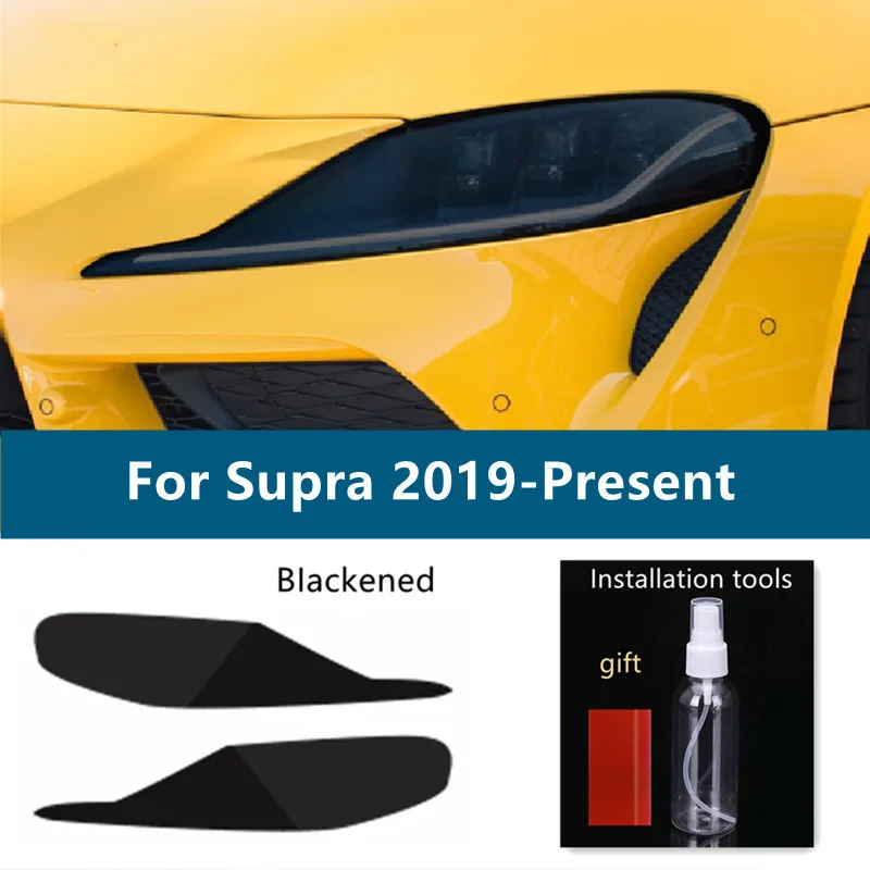 Car Headlight Protection Tint Film Smoke Black Transparent TPU Front Light Sticker For Toyota Supra 2019 2020 GR GT4 Accessories
Car Headlight Protection Tint Film Smoke Black Transparent TPU Front Light Sticker For Toyota Supra 2019 2020 GR GT4 Accessories