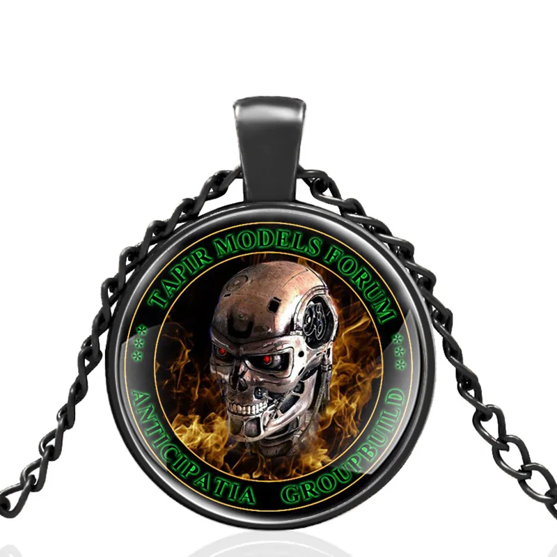 Fashion Punk Machinery Skull Glass Cabochon Metal Pendant Necklace Classic Men Women Jewelry Accessories Gifts
Fashion Punk Machinery Skull Glass Cabochon Metal Pendant Necklace Classic Men Women Jewelry Accessories Gifts