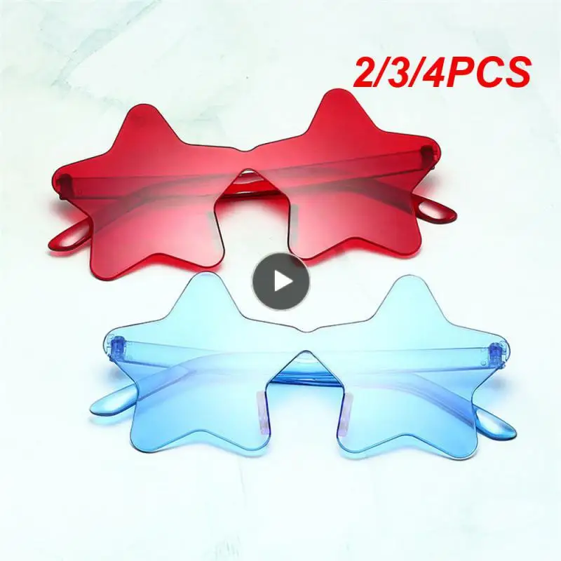 2/3/4 шт., солнцезащитные очки в форме звезд 
2/3/4 шт., солнцезащитные очки в форме звезд