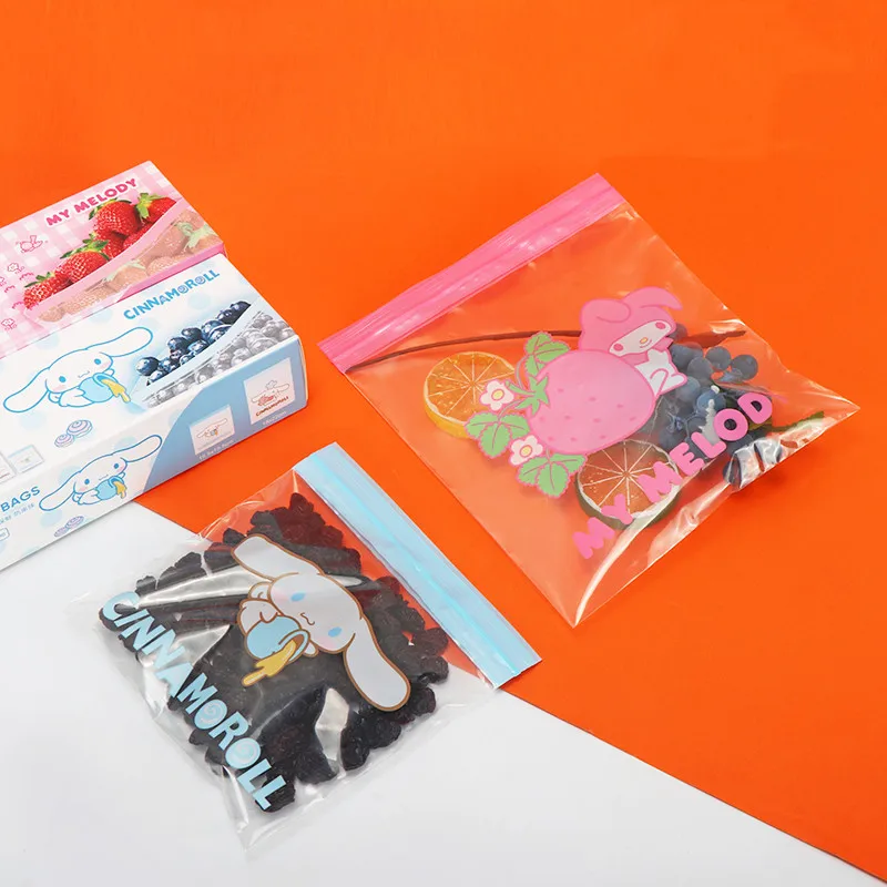 Kawaii Sanriod Anime Series Mymelody Cinnamoroll Food Preservation Bag Ziplock Bag Baby Girls Girlfriend Holiday Gift
Kawaii Sanriod Anime Series Mymelody Cinnamoroll Food Preservation Bag Ziplock Bag Baby Girls Girlfriend Holiday Gift