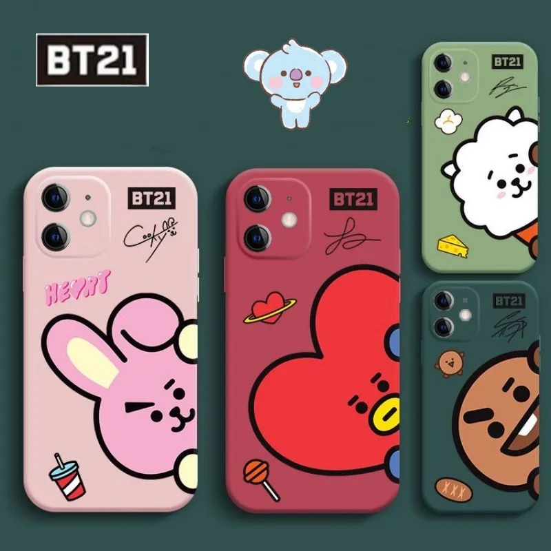 Kawaii Bt21 Baby Series Phone Case 12 13 14Promax Anime Protective Case Cute Chimmy Cooky Shooky Koay Silicone Soft Shell Gift
Kawaii Bt21 Baby Series Phone Case 12 13 14Promax Anime Protective Case Cute Chimmy Cooky Shooky Koay Silicone Soft Shell Gift