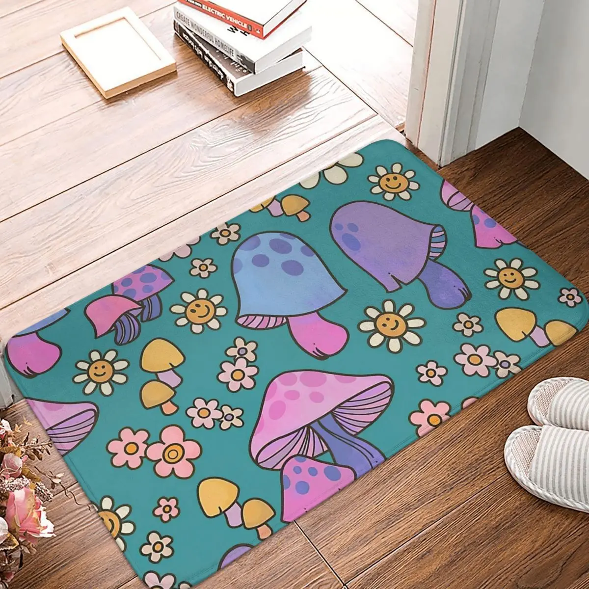 Happy Daisy Mushroom Field Doormat Rug carpet Mat Footpad Bath mat Non-slip toilet Balcony Parlor durable Washable
Happy Daisy Mushroom Field Doormat Rug carpet Mat Footpad Bath mat Non-slip toilet Balcony Parlor durable Washable
