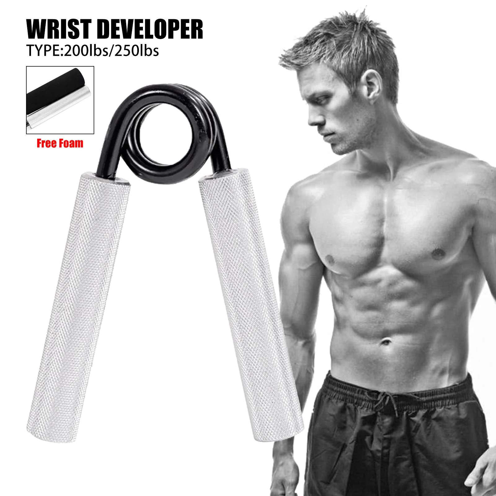 200-250lbs Fitness Heavy Grips Muscle Strength Training Device Wrist Rehabilitation Developer Hand grip Finger Gripper Trainer
200-250lbs Fitness Heavy Grips Muscle Strength Training Device Wrist Rehabilitation Developer Hand grip Finger Gripper Trainer