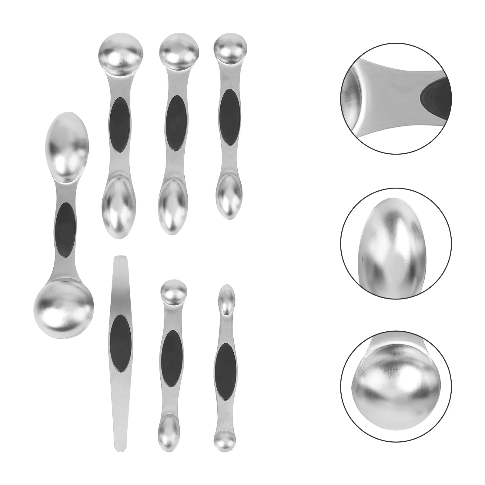 Set of 7 Nesting Magnetic Double End Measuring Spoons Tablespoon for Dry Ingredients
Set of 7 Nesting Magnetic Double End Measuring Spoons Tablespoon for Dry Ingredients