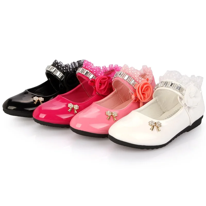 New Kids Baby Children School Patent Leather Princess Dress Shoes For Teens Girls White Black Pink Wedding Party Dance Shoes 
New Kids Baby Children School Patent Leather Princess Dress Shoes For Teens Girls White Black Pink Wedding Party Dance Shoes