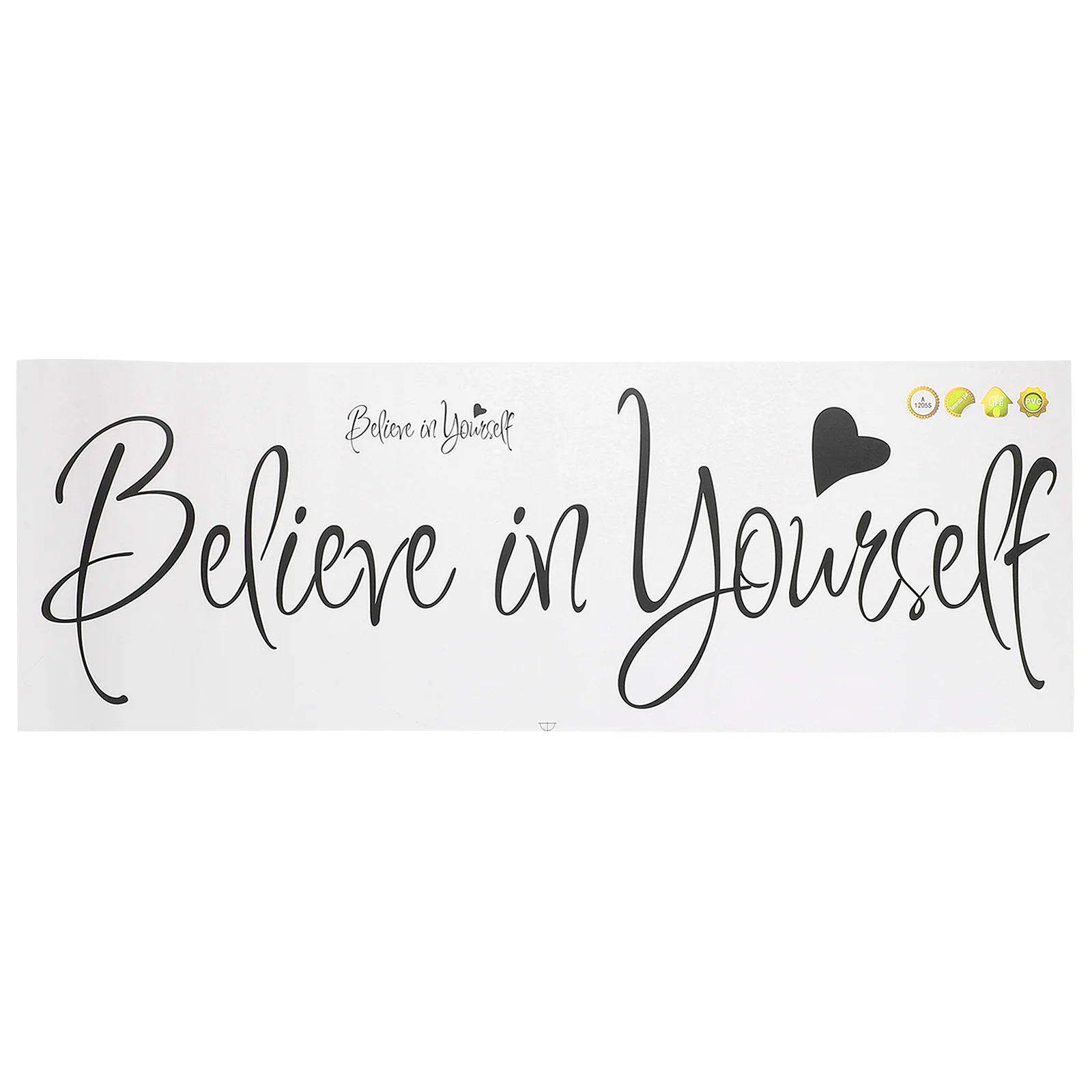 1PC Removable DIY Peel and Stick Believe in Yourself Quote Wall Decals Wallpaper Wall Decor
1PC Removable DIY Peel and Stick Believe in Yourself Quote Wall Decals Wallpaper Wall Decor