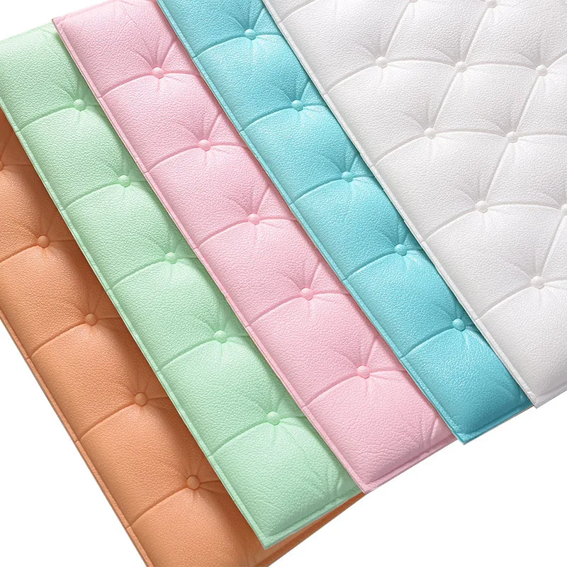 

Настенные 3d наклейки, водонепроницаемые самоклеящиеся декоративные мягкие подушки из пены, 60 х30 см, для спальни, гостиной