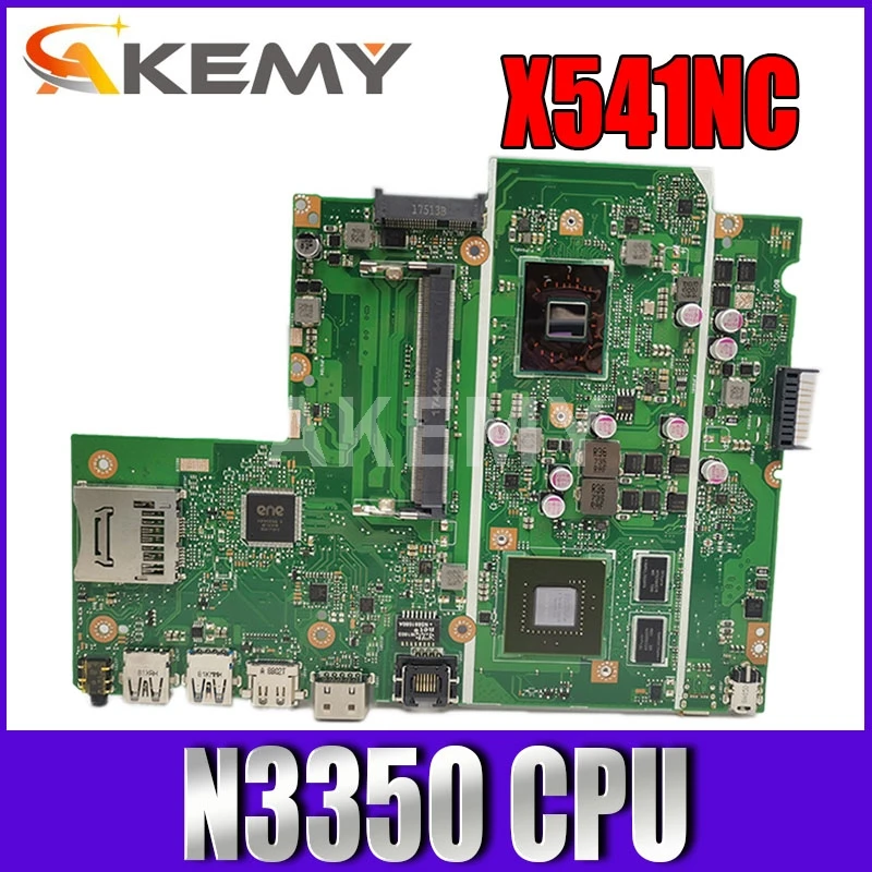 X541NC Laptop motherboard for ASUS X541NC original mainboard Celeron N3350 CPU GT810M
X541NC Laptop motherboard for ASUS X541NC original mainboard Celeron N3350 CPU GT810M