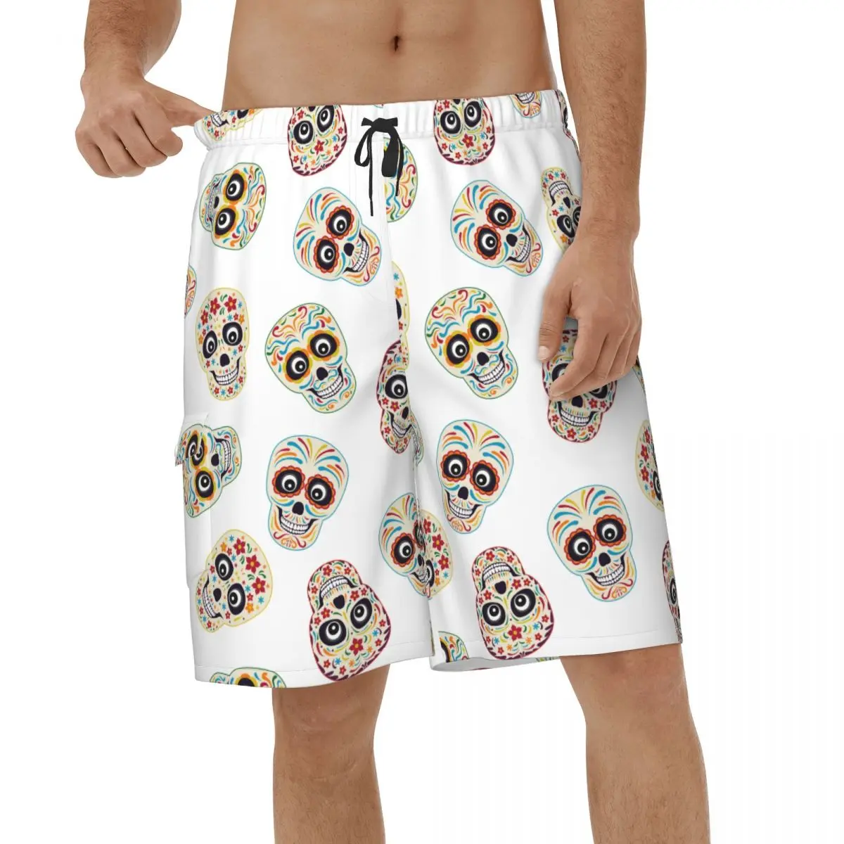 New Shorts Sugar Skull Quick Dry Men's Beachwear Day of the Dead Halloween Men Swimming Shorts
New Shorts Sugar Skull Quick Dry Men's Beachwear Day of the Dead Halloween Men Swimming Shorts