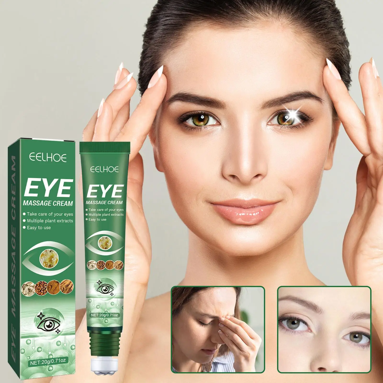 Anti Dark Circle Eye Cream Peptide Eye Bags Anti Wrinkle Eye Cream Roller Massager Beauty Health Skin Care
Anti Dark Circle Eye Cream Peptide Eye Bags Anti Wrinkle Eye Cream Roller Massager Beauty Health Skin Care