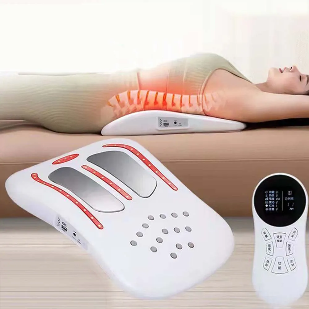 Electric Pulse Moxibustion Back Massager Vibration Heating Lumbar Waist Traction Airbag Therapy Cushion Massage Relief Pain
Electric Pulse Moxibustion Back Massager Vibration Heating Lumbar Waist Traction Airbag Therapy Cushion Massage Relief Pain