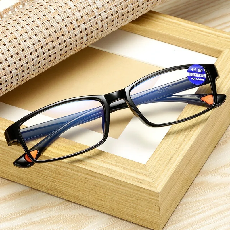 Ultralight Reading Glasses TR90 Anti Blue-Ray Anti Blue Light Presbyopic Glasses Hyperopia Eyewear Readers +1.0 1.5 2.0 2.5 3.5
Ultralight Reading Glasses TR90 Anti Blue-Ray Anti Blue Light Presbyopic Glasses Hyperopia Eyewear Readers +1.0 1.5 2.0 2.5 3.5