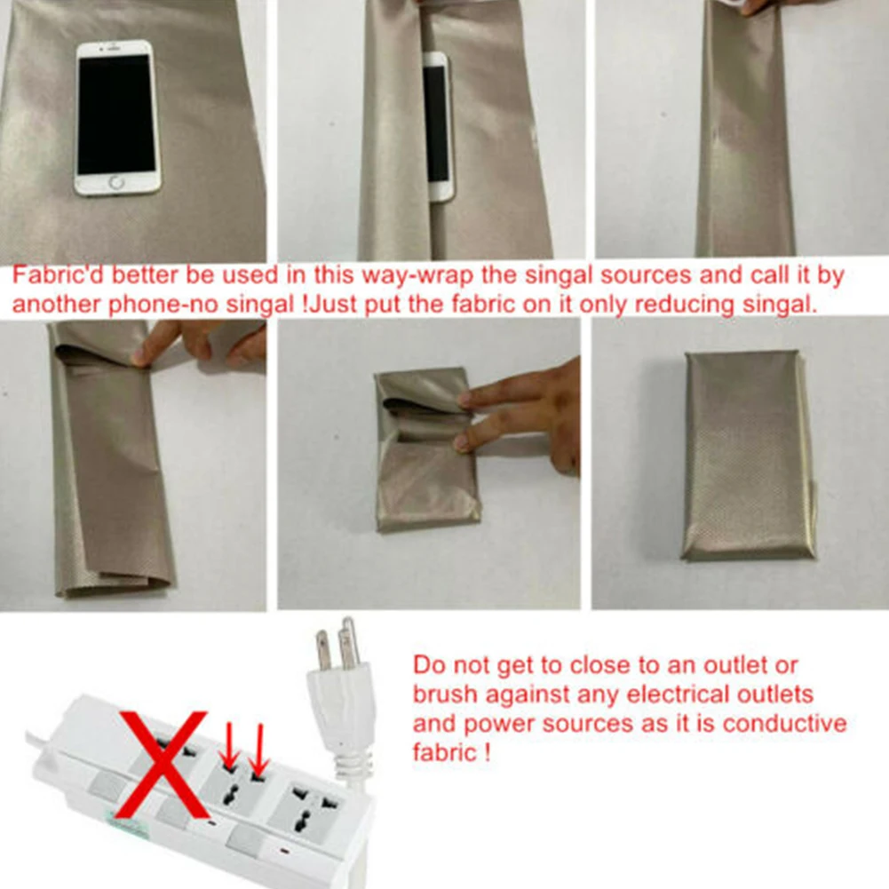 RFID Grid Conductive Fabric EMF EMI RF RFID Shielding Anti Radiation Protection 5G Wifi Blocking Fabric Protective Cloth Fabric
RFID Grid Conductive Fabric EMF EMI RF RFID Shielding Anti Radiation Protection 5G Wifi Blocking Fabric Protective Cloth Fabric