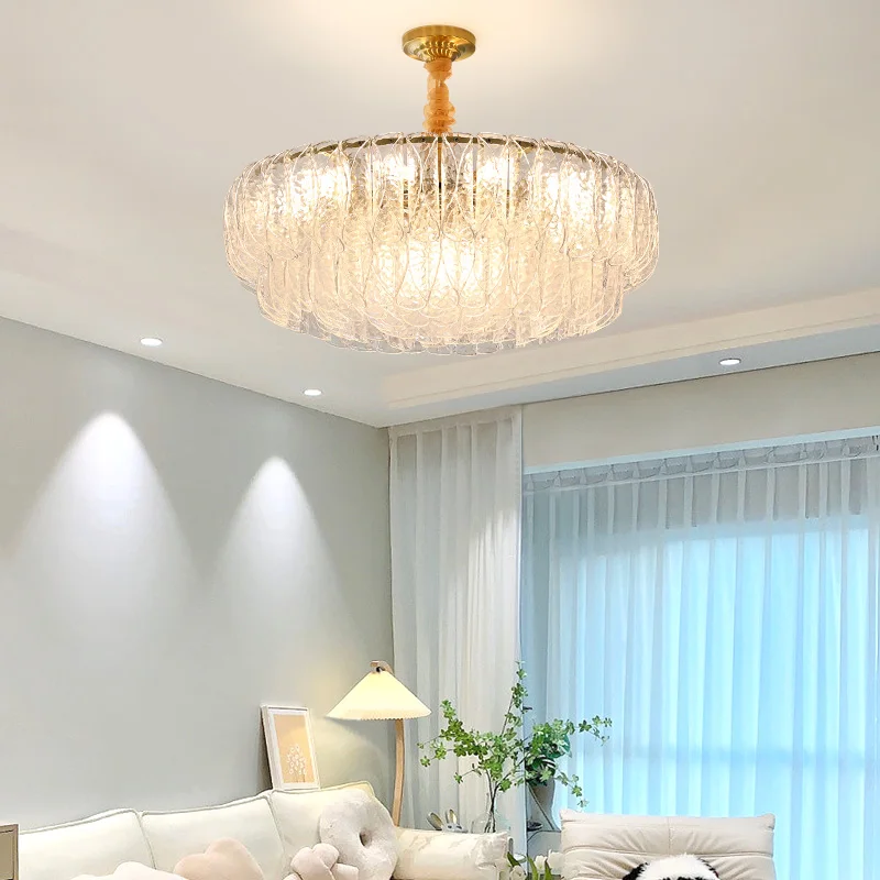 Living Room Chandelier French Living Room Master Lamp Cream Wind Bedroom Lamp Modern Simple Shell Lamp Crystal Lamp Dining Room
Living Room Chandelier French Living Room Master Lamp Cream Wind Bedroom Lamp Modern Simple Shell Lamp Crystal Lamp Dining Room