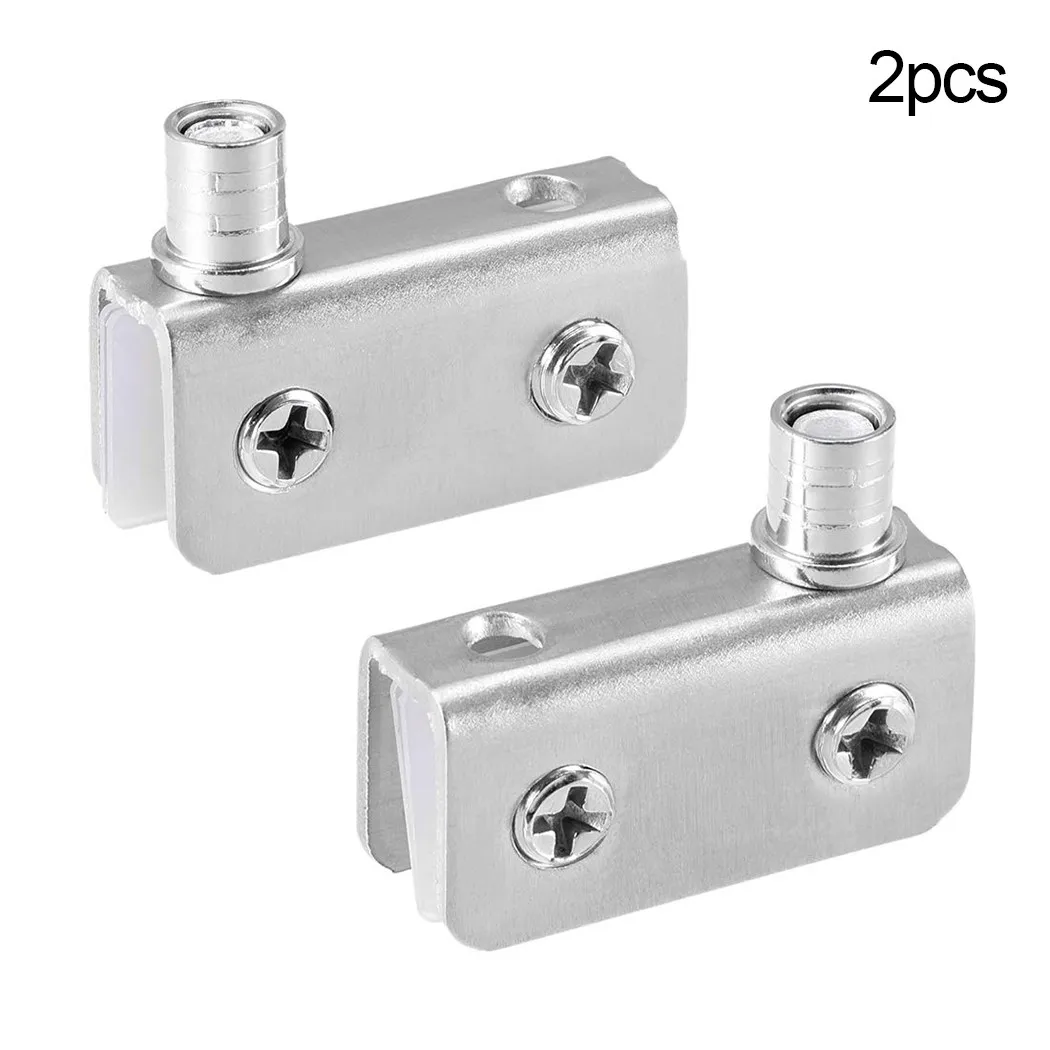 Glass Door Cupboard Hinge Adjustable Clamp Pivot Clip For 5-8mm Glass Thickness Glass Cabinet Door With Upper Lower Clamp Shaft
Glass Door Cupboard Hinge Adjustable Clamp Pivot Clip For 5-8mm Glass Thickness Glass Cabinet Door With Upper Lower Clamp Shaft