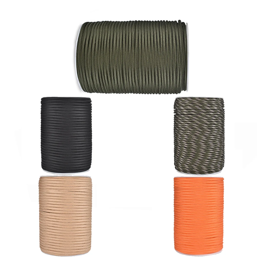 4.5mm 330FT 12 Strand Reflective Paracord 550 Parachute Cord Lanyard Rope Mil Climbing Camping Survival Equipment
4.5mm 330FT 12 Strand Reflective Paracord 550 Parachute Cord Lanyard Rope Mil Climbing Camping Survival Equipment
