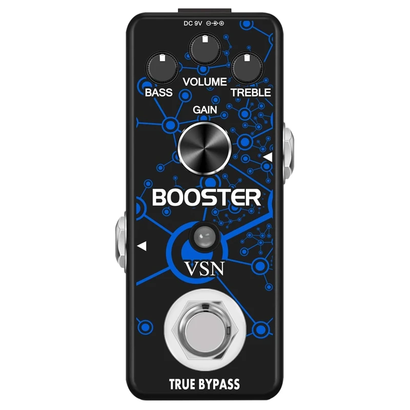 VSN Guitar Booster Effect Pedal Analog Boost Effects Pedals for Electric Guitar Pure Clean Mini Boost Pedals True Bypass
VSN Guitar Booster Effect Pedal Analog Boost Effects Pedals for Electric Guitar Pure Clean Mini Boost Pedals True Bypass