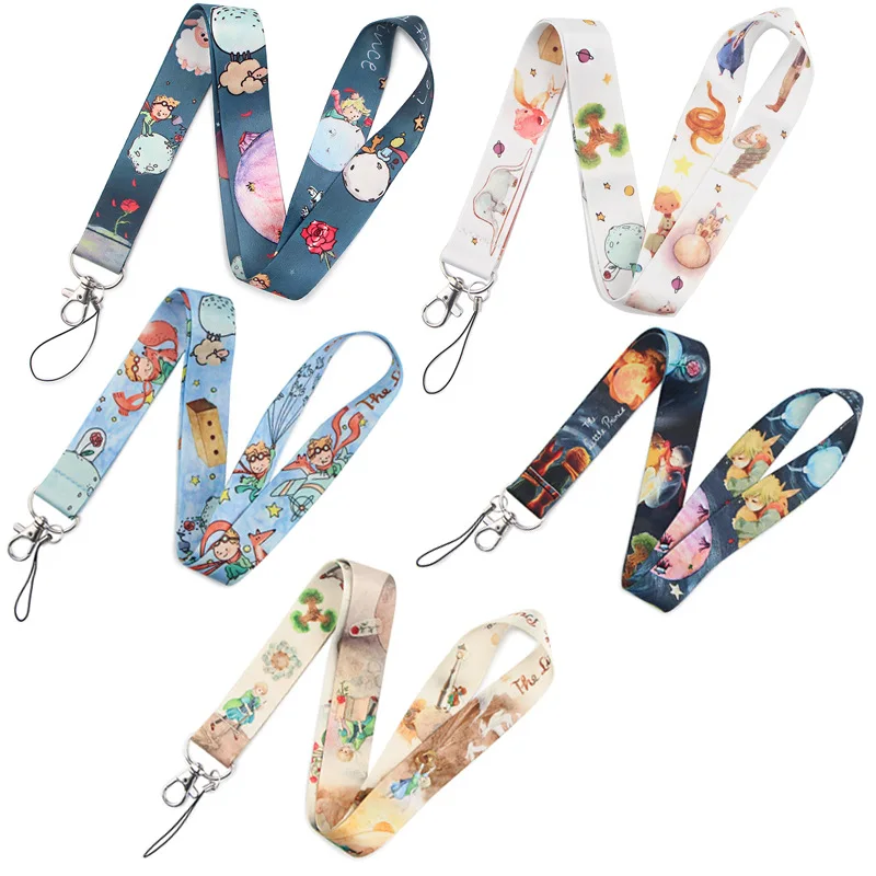 The Little Prince Lanyards keychain Cute Fox Neck Strap Phone Keys ID Card Holder Lanyard for Keys DIY Hanging Rope Lanyard
The Little Prince Lanyards keychain Cute Fox Neck Strap Phone Keys ID Card Holder Lanyard for Keys DIY Hanging Rope Lanyard