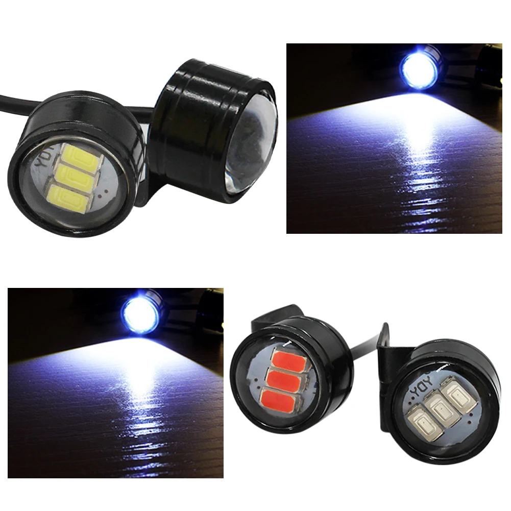 2Pcs Motorcycle Eagle Eye LED DRL Flash Running Light DC12V Super Bright Turn Signal Parking Reverse Light IP65 Waterproof
2Pcs Motorcycle Eagle Eye LED DRL Flash Running Light DC12V Super Bright Turn Signal Parking Reverse Light IP65 Waterproof