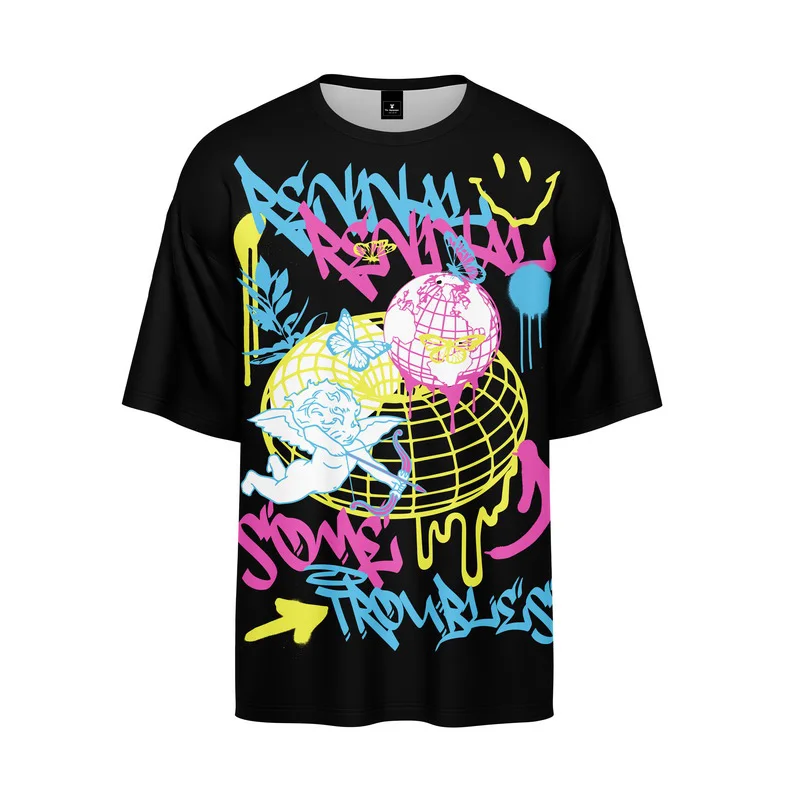 New 2022 Horror Demon Letter T Shirt Men Gothic Punk Cool Diablo Style Tops Harajuku Oversized Skateboard Tees Summer Streetwear
New 2022 Horror Demon Letter T Shirt Men Gothic Punk Cool Diablo Style Tops Harajuku Oversized Skateboard Tees Summer Streetwear