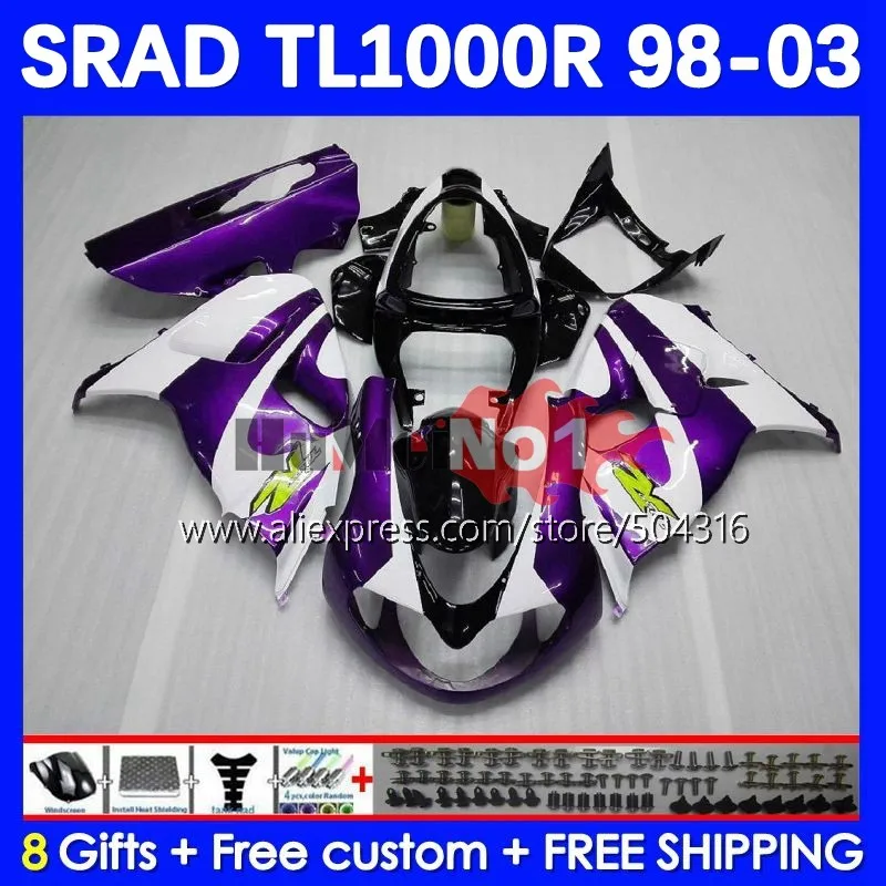 Body For SUZUKI SRAD TL1000 TL 1000 R 1000R 25No.11 purple stock TL1000R 98 99 00 01 02 03 1998 1999 2000 2001 2002 2003 Fairing
Body For SUZUKI SRAD TL1000 TL 1000 R 1000R 25No.11 purple stock TL1000R 98 99 00 01 02 03 1998 1999 2000 2001 2002 2003 Fairing