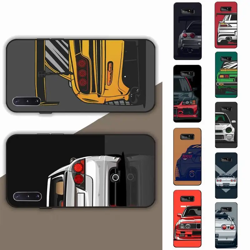 

Yinuoda Japan Sports Cars Phone Case for Samsung Note 5 7 8 9 10 20 pro plus lite ultra A21 12 72