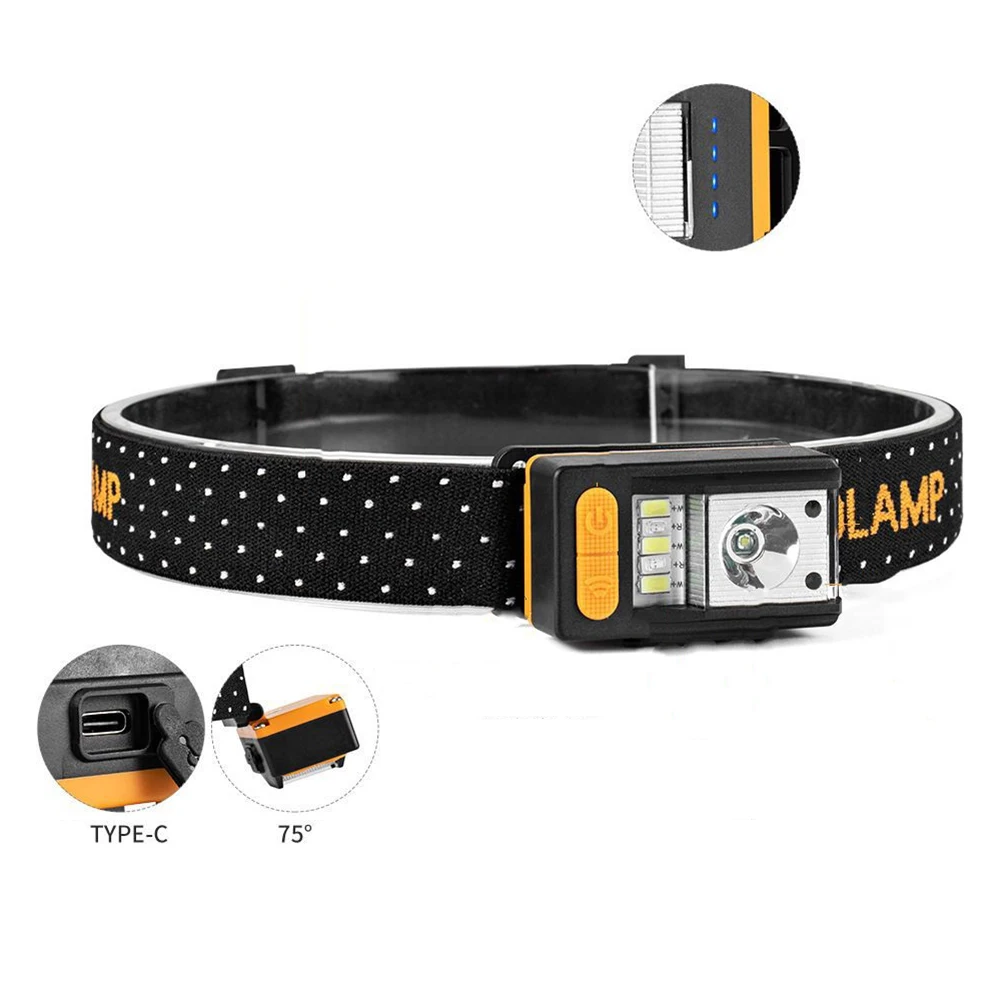 7 Mode 5000 Lumens LED+COB Induction Headlamp Rechargeable Flashlight Head Lamp Torch Night Fishing Riding Hiking Headlight
7 Mode 5000 Lumens LED+COB Induction Headlamp Rechargeable Flashlight Head Lamp Torch Night Fishing Riding Hiking Headlight