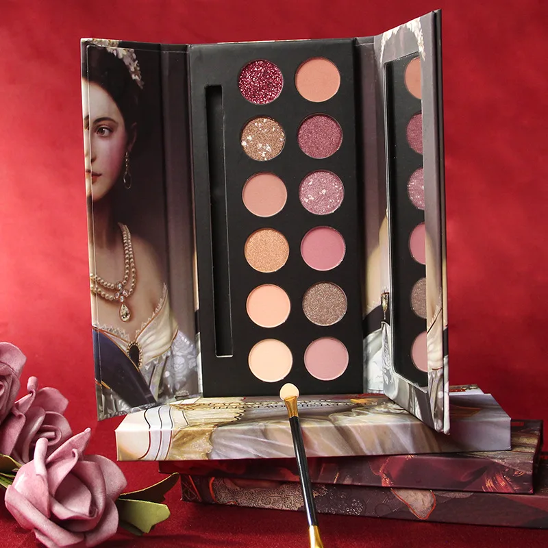 Royalty aristocrats-Eyeshadow Palette with 12 Colors, Matte, Waterproof, Easy to Use, Glitter Pigment, Makeup, Powder, Beauty 
Royalty aristocrats-Eyeshadow Palette with 12 Colors, Matte, Waterproof, Easy to Use, Glitter Pigment, Makeup, Powder, Beauty