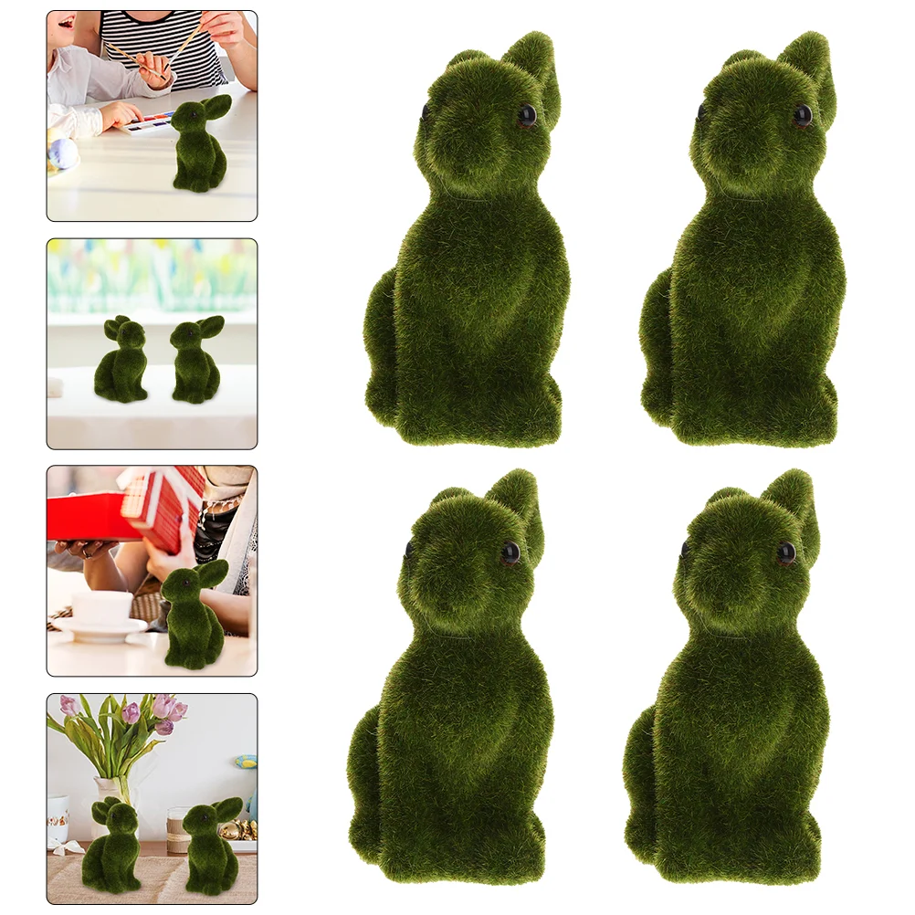 Rabbit Bunny Easter Figurine Flocked Turf Animal Statue Grass Decor Furry Garden Ornaments Decoration Table Creature Sculptures
Rabbit Bunny Easter Figurine Flocked Turf Animal Statue Grass Decor Furry Garden Ornaments Decoration Table Creature Sculptures