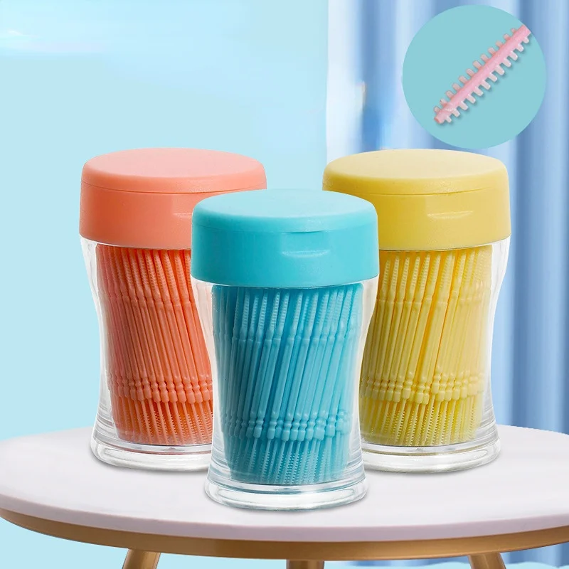 260 шт./набор, Пластиковые двусторонние зубные палочки, 6,2 см 
260 шт./набор, Пластиковые двусторонние зубные палочки, 6,2 см