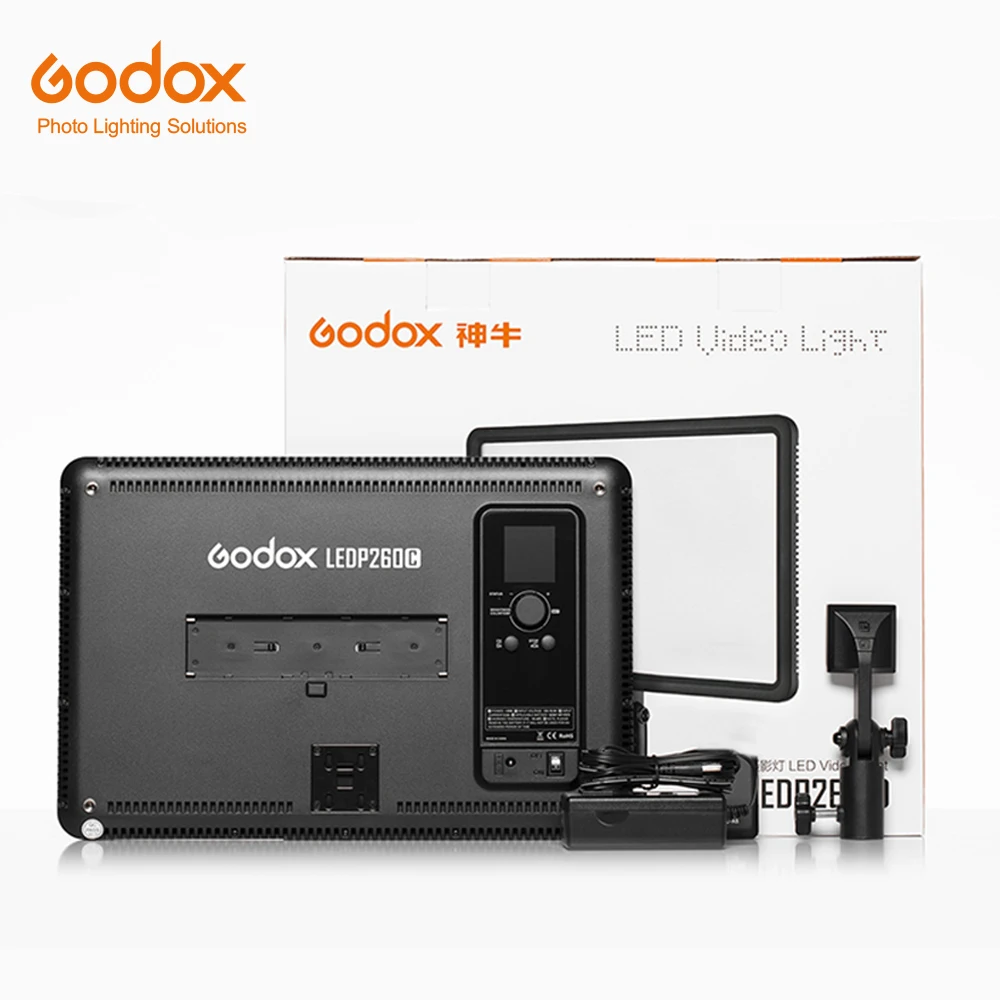 GODOX LEDP260C Ultra-thin 30W 3300-5600k LED Video Light Panel Lamp for Digital DSLR Camera Studio Photography
GODOX LEDP260C Ultra-thin 30W 3300-5600k LED Video Light Panel Lamp for Digital DSLR Camera Studio Photography