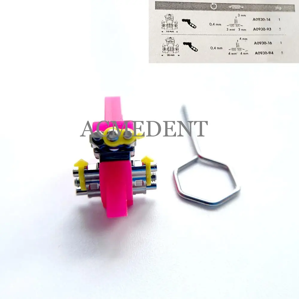 10 set Dental Orthodontic Three Dimensional Expansion Screw Skeleton Expander Dentist Tools Dental Instrument
10 set Dental Orthodontic Three Dimensional Expansion Screw Skeleton Expander Dentist Tools Dental Instrument
