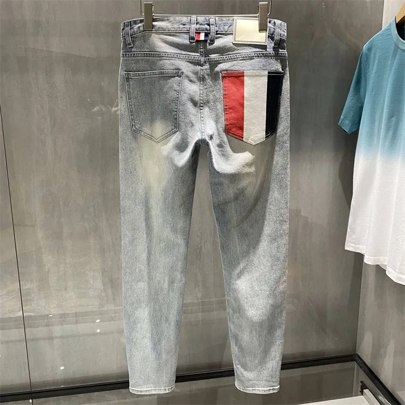 TB THOM Men Denim Stretch Casual Fashion Brand Washed Jeans High Quality Cotton Old Washed Pants Men‘s TB Jeans
TB THOM Men Denim Stretch Casual Fashion Brand Washed Jeans High Quality Cotton Old Washed Pants Men‘s TB Jeans