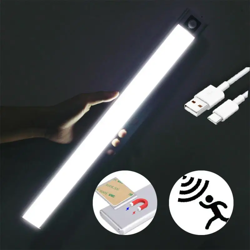 LED Induction Cabinet Lamp Motion Sensor Night Light USB Charging Kitchen Wardrobe Stairs Corridor Magnetic Strip Light Cabinets
LED Induction Cabinet Lamp Motion Sensor Night Light USB Charging Kitchen Wardrobe Stairs Corridor Magnetic Strip Light Cabinets