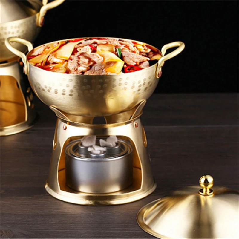 Small Yellow Soup Hot Pot Stove Copper Single Person Small Copper Pot Cookware Set Milk Pot Cooking Pots Set Brass Alcohol Pot
Small Yellow Soup Hot Pot Stove Copper Single Person Small Copper Pot Cookware Set Milk Pot Cooking Pots Set Brass Alcohol Pot