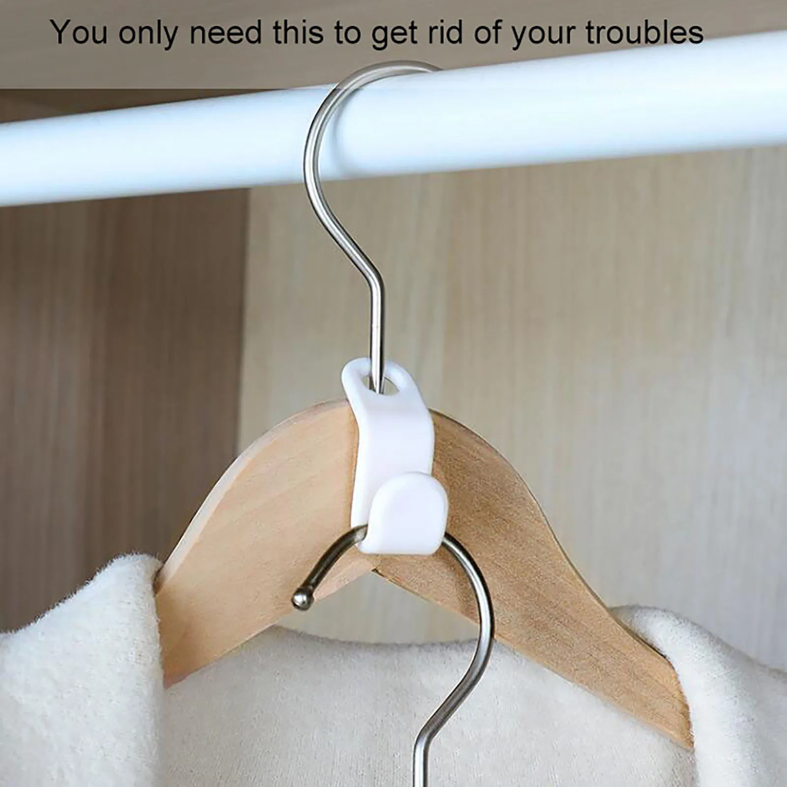 Closet Plastic Clothes Hanger Connector Hook Mini Cascading Hanger Hooks for Closet Clothes Organizer with Rails
Closet Plastic Clothes Hanger Connector Hook Mini Cascading Hanger Hooks for Closet Clothes Organizer with Rails