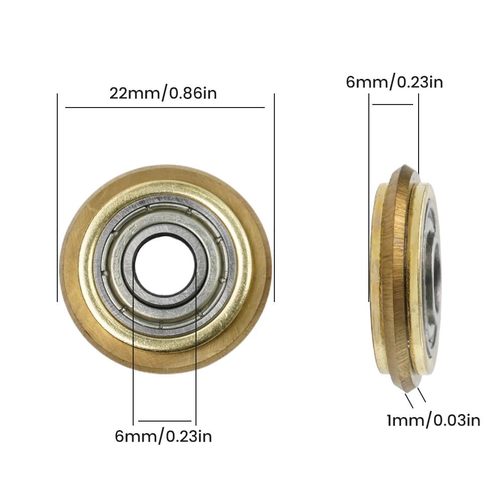 Tungsten Carbide Bearing Tile Ceramic Cutting Wheel Cutter Spare Blade 22x6x6mm For Linear Cutting And Corner Cutting
Tungsten Carbide Bearing Tile Ceramic Cutting Wheel Cutter Spare Blade 22x6x6mm For Linear Cutting And Corner Cutting
