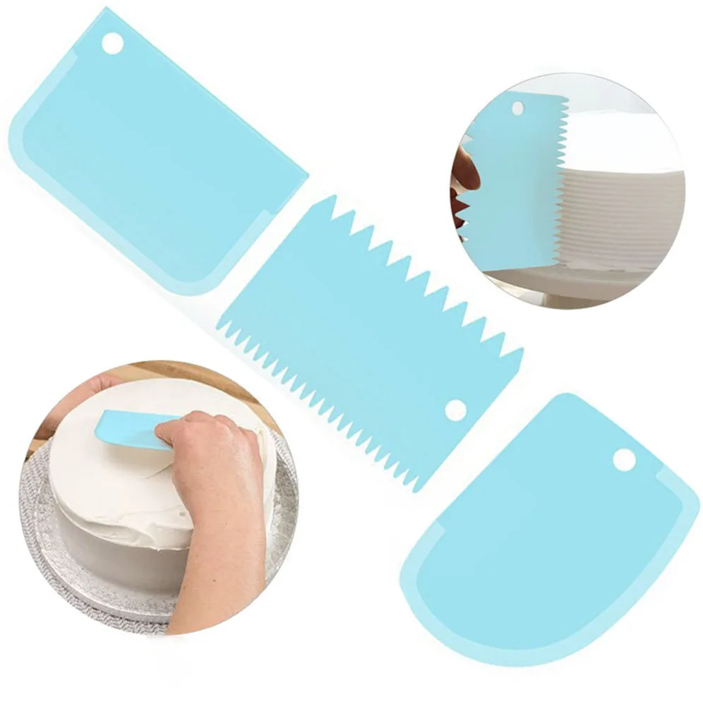 3Pcs Baking Pastry Cream Scraper Teeth Edge DIY Scraper Cake Decorating Fondant Pastry Cutters Baking Spatulas Cake Tools
3Pcs Baking Pastry Cream Scraper Teeth Edge DIY Scraper Cake Decorating Fondant Pastry Cutters Baking Spatulas Cake Tools