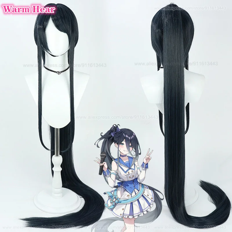 150cm Long Tendou Arisu Cosplay Wig Blue Archive Dark Blue Ponytail Cosplay Anime Wigs Heat Resistant Synthetic Wigs + Wig Cap
150cm Long Tendou Arisu Cosplay Wig Blue Archive Dark Blue Ponytail Cosplay Anime Wigs Heat Resistant Synthetic Wigs + Wig Cap