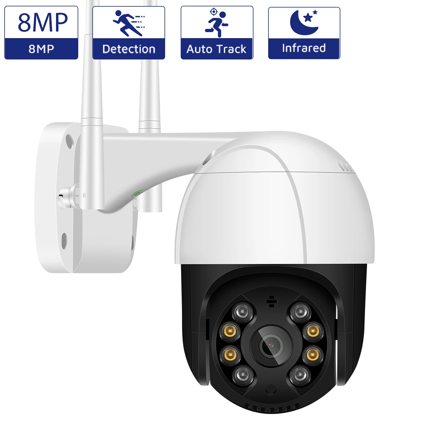 8MP 4K Wifi IP Camera PTZ Auto Tracking 4MP 2MP CCTV Surveillance Camera Outdoor Wireless Security Camera IR Night Vision ICSEE
8MP 4K Wifi IP Camera PTZ Auto Tracking 4MP 2MP CCTV Surveillance Camera Outdoor Wireless Security Camera IR Night Vision ICSEE