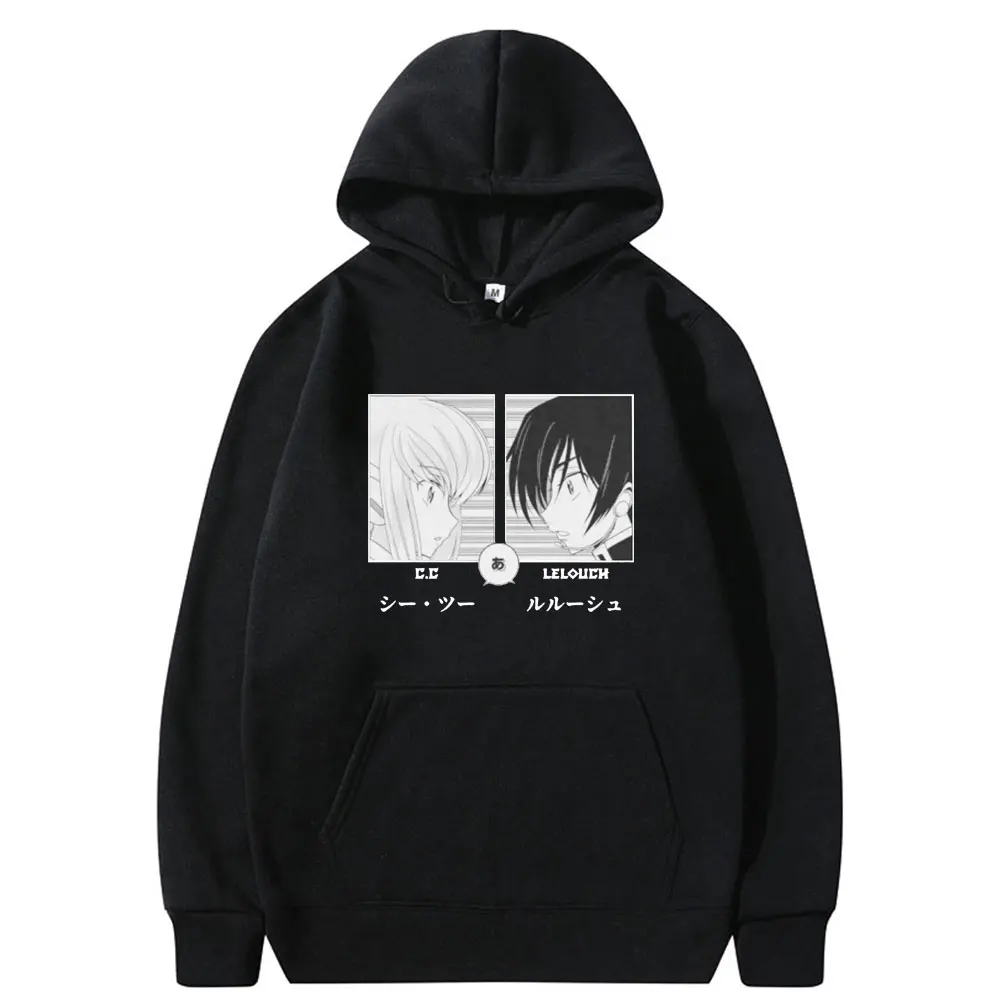Japanese Anime Code Geass Lelouch C.C Hoodie Man Harajuku Streetwear Hip Hop Sweatshirts Men Women Loose Couples Manga Pullover
Japanese Anime Code Geass Lelouch C.C Hoodie Man Harajuku Streetwear Hip Hop Sweatshirts Men Women Loose Couples Manga Pullover