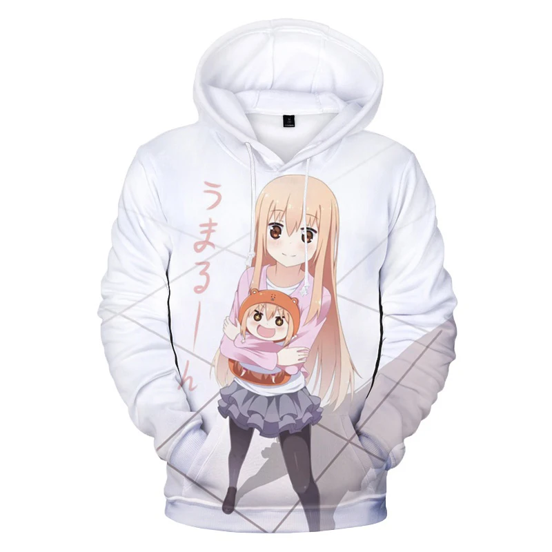 Мужские/мужские толстовки Himouto! Толстовка с капюшоном для мальчиков и девочек, с длинным рукавом
Мужские/мужские толстовки Himouto! Толстовка с капюшоном для мальчиков и девочек, с длинным рукавом