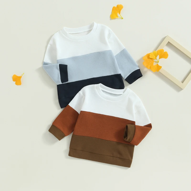 Toddler Kids Clothes Boys Sweatshirts Contrast Color Long Sleeve Crew Neck Pullovers Hoodies Fall Autumn Casual Tops
Toddler Kids Clothes Boys Sweatshirts Contrast Color Long Sleeve Crew Neck Pullovers Hoodies Fall Autumn Casual Tops