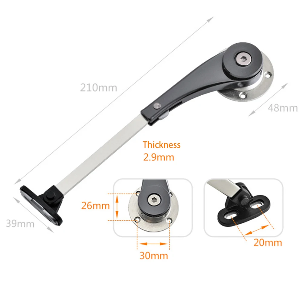 High Quality Door Stay Strut Support Hinge 2PCS 6-8kg/pc Adjustable For Cupboard Door Lift Up Strut Polish Finish
High Quality Door Stay Strut Support Hinge 2PCS 6-8kg/pc Adjustable For Cupboard Door Lift Up Strut Polish Finish